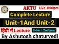 Python Unit 1 Unit 2 Aktu Python programming complete Aktu B-tech 2nd year Python engineering