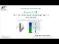 SolidWorks Simulation Tutorial - Shell Element Analysis of a Water Tank Under Hydrostatic Pressure