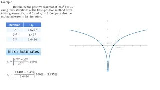 Numerical Methods Bracketing Methods