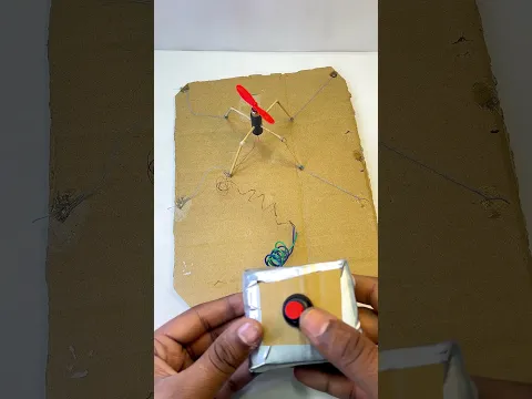 How to make mini drone • dc motor project | #drone #dcmotor #tech