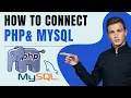 How to Connect PHP File to MySQL Database using phpMyAdmin CRUD Operations