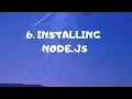 6 Installing Node js Node js tutorial for beginners in bangla