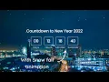 Countdown to New Year 2022 New Year countdown timer using JavaScript