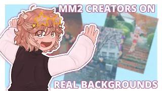 Drawing MM2 Duos on Real Backgrounds ⭐️🖌️