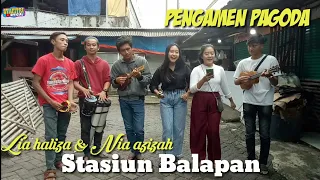 Download pengamen viral lia haliza...!!! bawakan lagu stasiun balapan cover video pengamen pagoda MP3