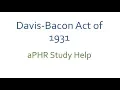 Davis-Bacon Act 1931 free aPHR and apush study help
