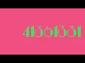 Numbers 41000000 to 42000000