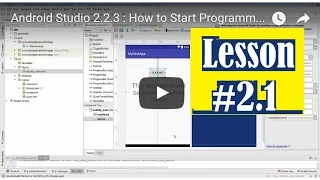 Android Studio How to Start Programming - Lesson 2