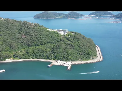 Download MP3 #Hallyeo Waterway seen from #Tongyeong City #Dala Park...  통영시 달아공원 에서 본 한려수도...