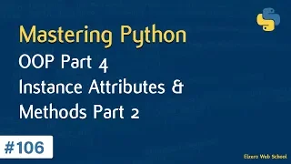 Learn Python in Arabic - OOP Part 4