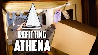 Sail Life – New diesel tank design and painting the engine compartment – DIY boat repair