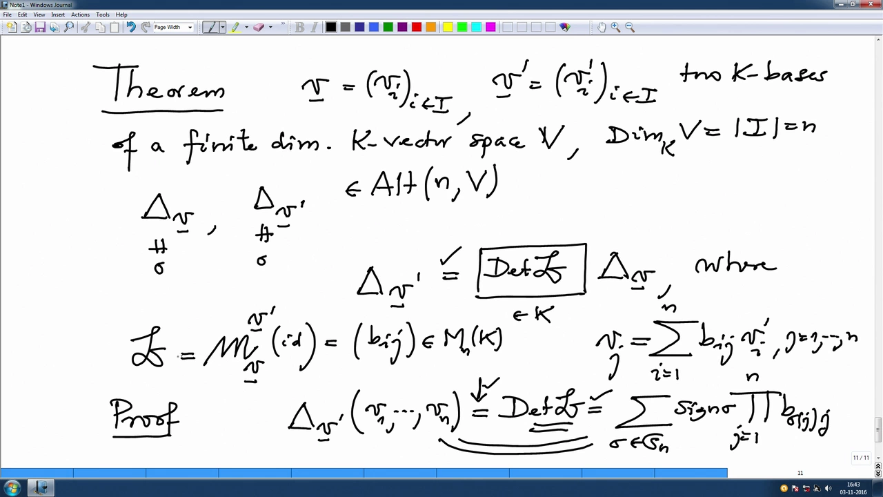 Lec54 Determinants continued