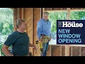 Install a New Window in an Old Wall This Old House