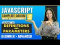 31 Definitions and Parameters Javascript tutorial for beginners Javascript full course