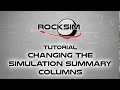 Rocksim Tutorial