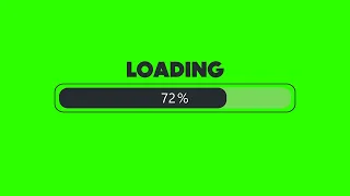 Loading Bar 4 Green Screen Chroma Key 