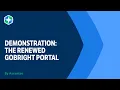 Demonstration of the renewed GoBright Portal by Ascentae UK