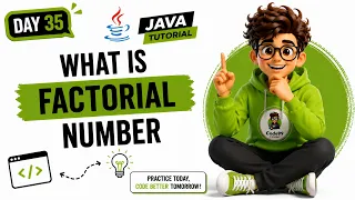 Factorial Number in Java Tamil Loop Logic Interview Concept Day 35