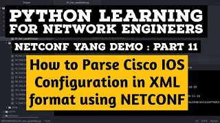 NETCONF Python Example Part 11 Parse Cisco XML Interface Configuration