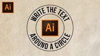 Wrap Text Around The Circle in illustrator Adobe illustrator Tutorial