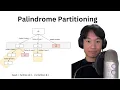 Palindrome Partitioning - Backtracking O 2 n time