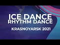 Katica KEDVES / Fedor SHARONOV HUN | ICE DANCE RHYTHM DANCE | Krasnoyarsk Week 4 #JGPFigure