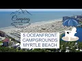 5 Oceanfront Campgrounds in Myrtle Beach South Carolina