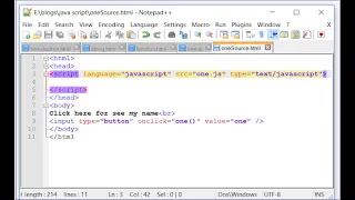 JavaScript How to Use External JS