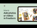 How to add photos or s in Freeform on iPhone or iPad Apple Support