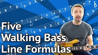 Download Walking Bass Line Lesson: 5 Plug-And-Play Formulas You Can Use Right Now MP3