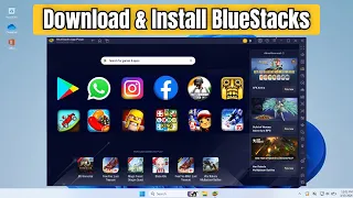 How to Download Install Blue Bluestacks Windows Best Android Emulator