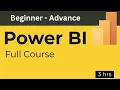 Power BI for Data Analysis Tutorial Full Course 2026