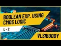 L2 Implementation of Boolean Expression using CMOS logic in easy way