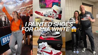 I PAINTED SHOES FOR DANA WHITE