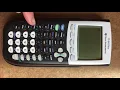 Log and inverse Log in TI-83 or TI-84 calculator