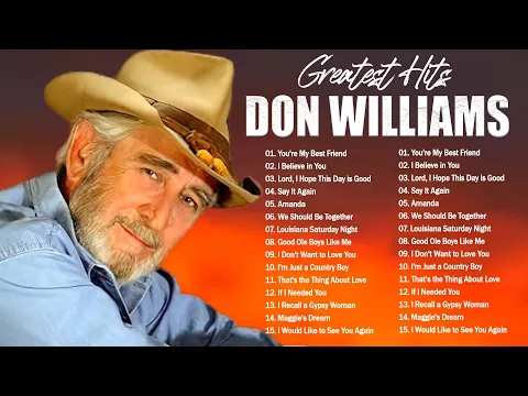 Download MP3 Best Of Songs Don Williams Don Williams Greatest Hits Collection Full Album HQ