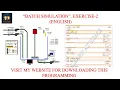 Batch simulation Exercise 2 explained English with downloadable program file