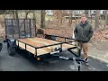 Mounting a Harbor Freight winch on my new trailer Winch review sort of