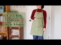 How To Sew An Apron Easy Sewing Tutorial No Pattern Needed
