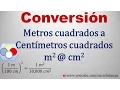 Convert from Square Meters to Square Centimeters m2 to cm2