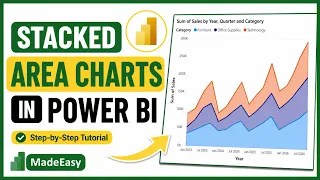 Stacked Area Charts in Power BI Made Easy