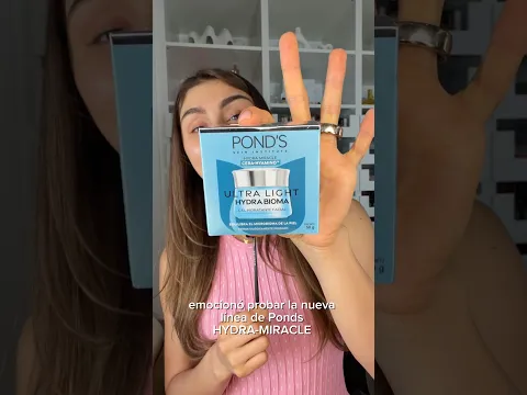 Probando el gel ​⁠@Ponds.Colombia  Hydra Miracle💧✨ #PONDS  #TUPIELESTAVIVA #HIDRATALACONPONDS