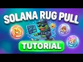 Mellow Gaze Rug Pull On Solana How To Launch a Meme Coin Live Example