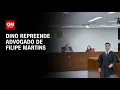 Defesa de Filipe Martins interrompe Moraes e é repreendida por Dino no STF | BASTIDORES CNN