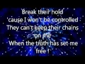 Download Lagu Skillet - Not gonna die (with intro and lyrics on screen)