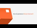 How to Generate an Account Statement with the new GTWorld App