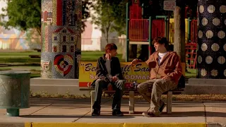 Breaking Bad 2013 - Badger Gets Caught By Cop On the Bench