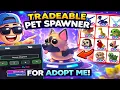 BEST Pet Spawner Script for Adopt Me Update TRADEABLE PETS KEYLESS NEW WORKING PASTEBIN 2026