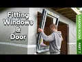 Fitting uPVC Windows Door Garden Room Build