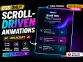 I Built INSANE Scroll Animations Using ONLY CSS No JavaScript Needed